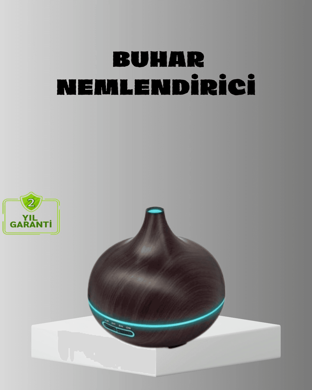 Aromaterapi Difüzörü 550 Ml Ultrasonik Nemlendirici Otomatik Kapanma Özellikli