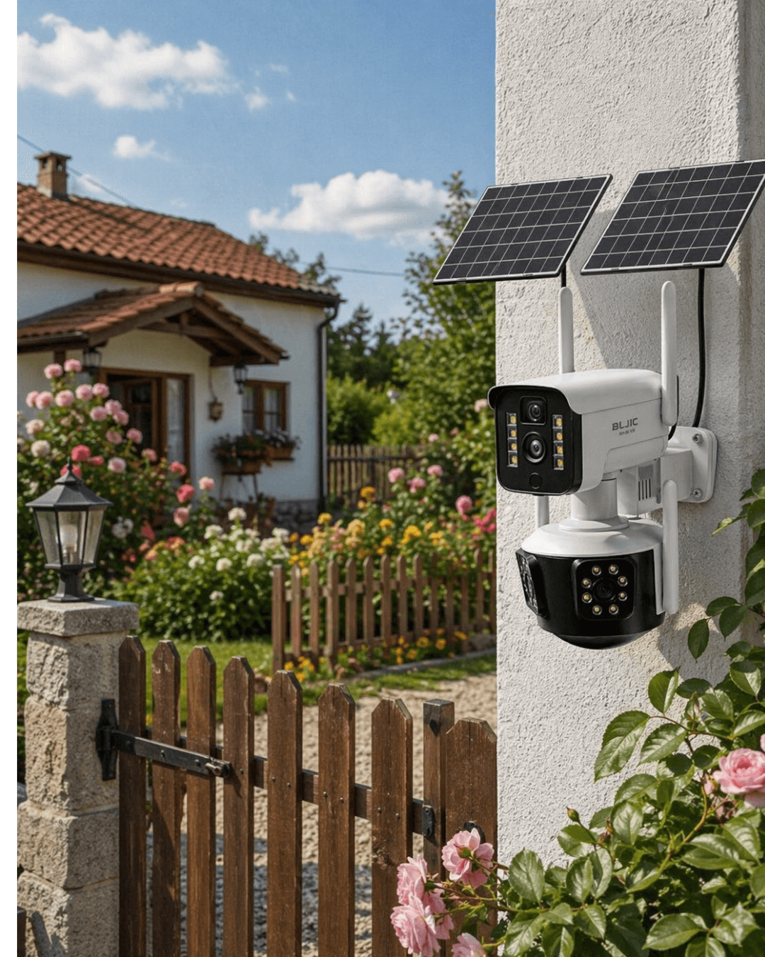 Güneş Enerjili Arsa Kamerası 4g Sım Kartlı Gece Görüşlü Solar Kamera