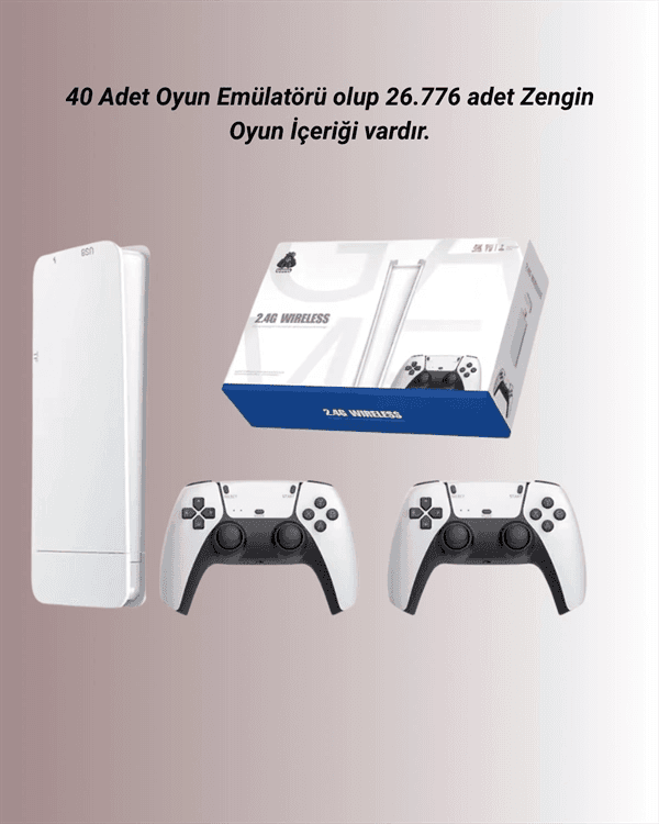 Hdmı Çıkışlı Çift Kablosuz Kollu Retro Game Stick – M15