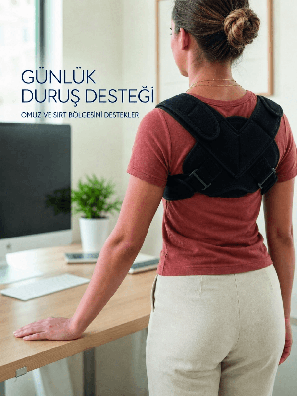 Klavikula Korsesi Ayarlanabilir Köprücük Kemiği Omuz Ve Sırt Destek Bandajı